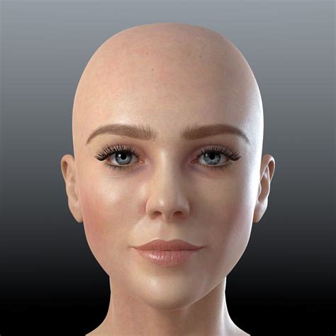 head woman 3 3d model