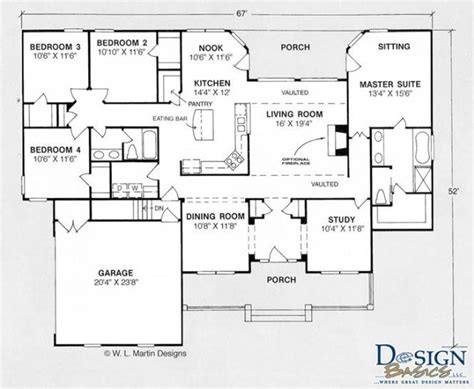 Astonishing 1700 Sq Ft House Plans With 4 Bedrooms 3 One Story House
