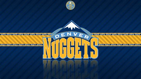Nba Denver Nuggets Team Logo Widescreen Hd Wallpaper 1366x768