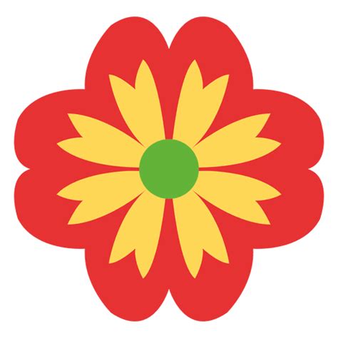 Red Floral Icon Transparent Png And Svg Vector File