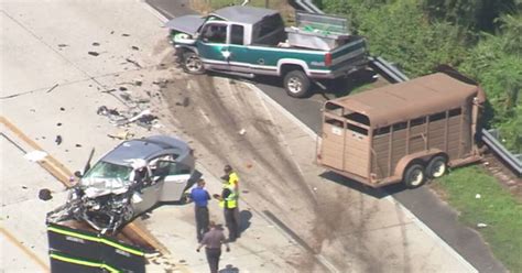 Four People Dead In Three Car Crash In Lakeland
