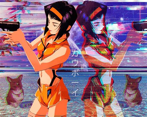 Glitch Artvaporwave Anime Hd Wallpaper Pxfuel