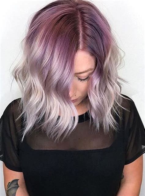 20 Lavender Platinum Hair Color Fashion Style