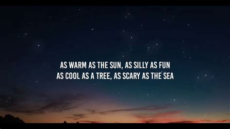Lenka As Warm As The Sun Lyrics As Warm As The Sun As Silly As Fun