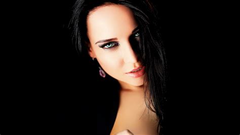 Face Women Brunette Photoshop Model Long Hair Angelina Petrova