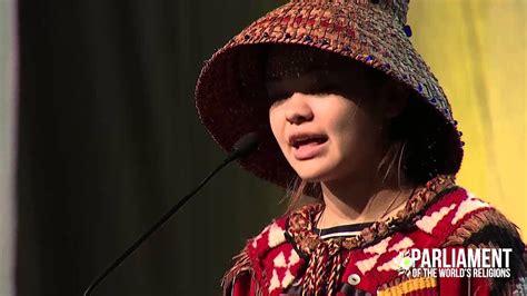 Ta'Kaiya Blaney Delivers Prophetic Indigenous Keynote on Culture and Environment at 2015 