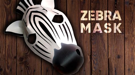 Easy Steps To Make Zebra Mask School Play Drama Skit Diy Youtube