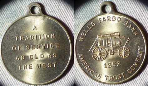 Medal Wells Fargo Tradition Of Service 31 Mm Br Irtm2432 Ebay