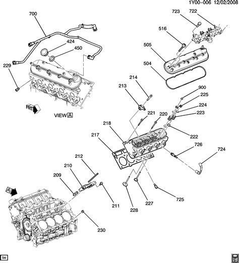 Corvette Engine Asm L V Part Cylinder Head Related Parts