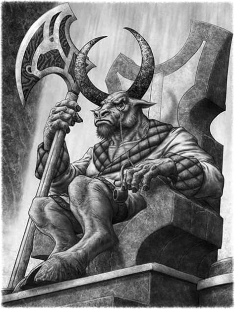 The minotaur was eventually killed by theseus. 117 best images about MINOTAURO on Pinterest | The head ...