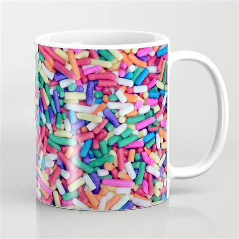 Buy Rainbow Sprinkles Coffee Mug By Newburydesigns Worldwide Shipping Available At