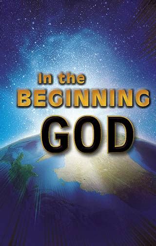 In the Beginning God - Shoalhaven Baptist Church Inc.