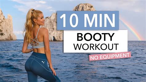10 min booty workout training for a bubble butt no jumps no equipment i pamela reif