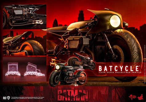 Batcycle Hot Toys Mms642 The Batman 16th Scale Collectible Vehicle