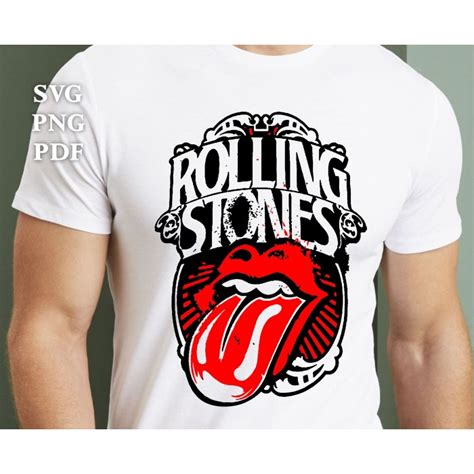 Rolling Stones Svg Png Pdf Lengua Rolling Silhouette Cricut