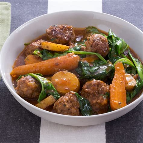 Meatball Stew Recipe Winter Vegetable Meatball Stew Recipe Foodiful