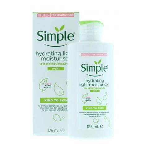 Simple Kind To Skin Hydrating Light Moisturiser 125ml Uk Direct Bd