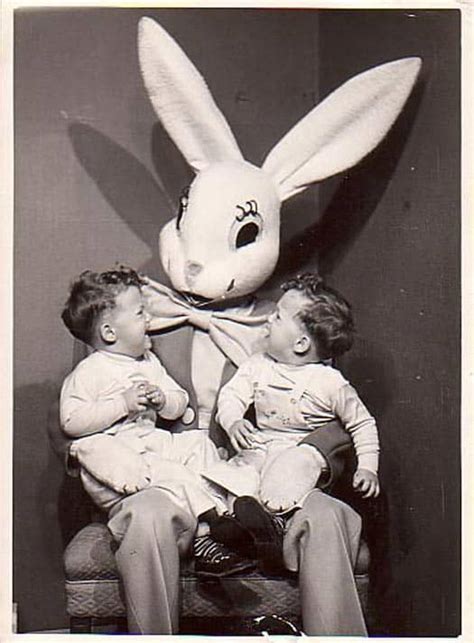 These Creepy Easter Bunny Pictures Are What Nightmares Are Made Of