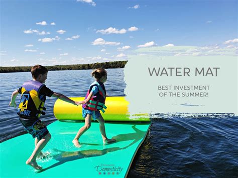 Rolls up for easy storage. Water Mat: The best investment of the summer! ⋆ Exploring ...