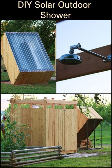 Economical DIY Solar Outdoor Shower The Owner Builder Network