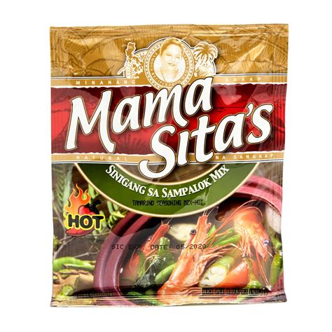 Mama Sitas Sinigang Sa Sampalok Hot Tamarind Seasoning Mix 176 Oz