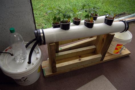 Small Nft Hydroponics System 11 Steps With Pictures Instructables