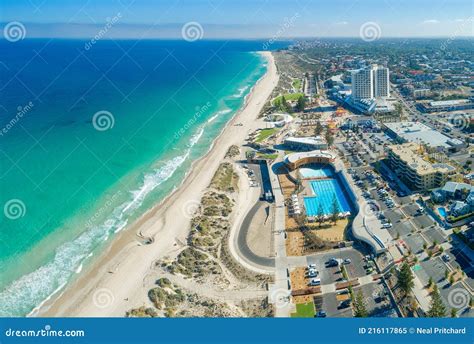 Aerial Views Over Scarborough Beach In Perth Western Australia Editorial Image Image Of Blue