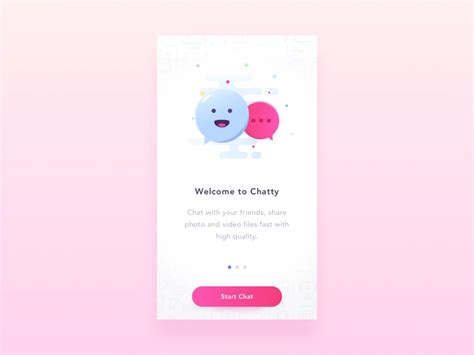 Chat Ui Welcome Screen By Vlad Tyzun For Awsmd On Dribbble