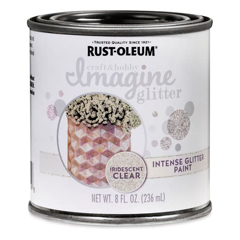 Rust Oleum Imagine Intense Glitter Paint Iridescent 8 Oz Michaels