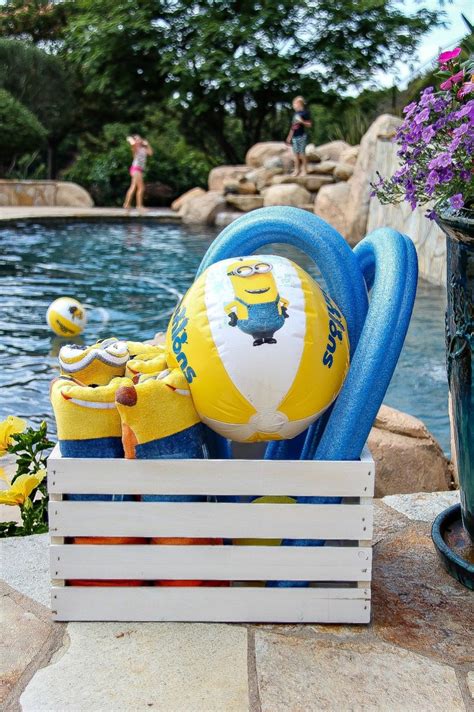 A Despicable Me Minions Ice Cream Pool Party Tonya Staab