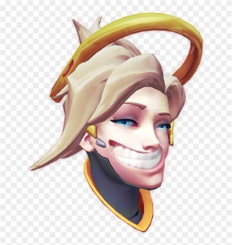 990 X 806 11 Overwatch Mercy Face Transparent Hd Png Download