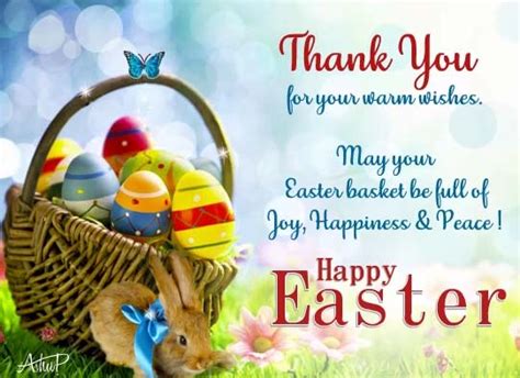 Thank You For Easter Wishes Free Thank You Ecards Greeting Cards