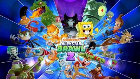 nickelodeon all star brawl 2 cover art leaked revealing weird additions and omissions from