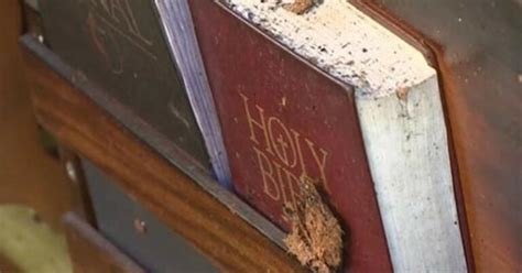 Bibles Survive Church Fire At St Johns Methodist Along With Hymn Books