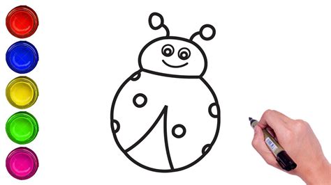 How To Draw Bug Easy Step By Step For Kidsbeginners Simple Drawing