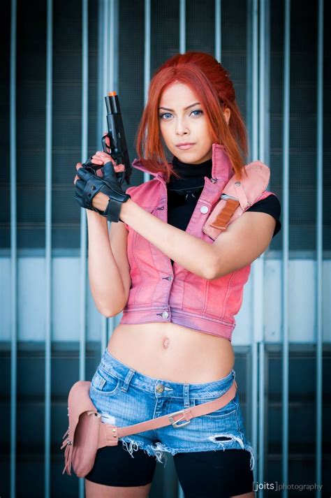Claire Redfield Cosplay [amethyst Leon Gurl With Red Hair] Redfield Gurl Red Hair Claire