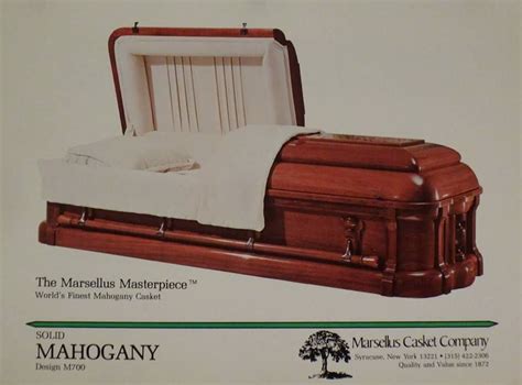 Marcellus Caskets Out Of Syracuse N Y Now Owned By Batesville The