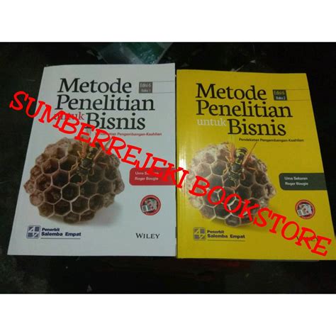 Jual Metode Penelitian Untuk Bisnis Edisi Buku Dan By Uma Sekaran