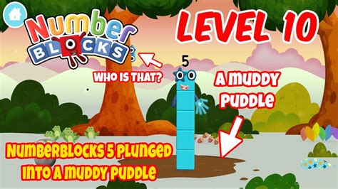 Numberblocks 5 Count Upwards And Plunged Into A Muddy Puddle New