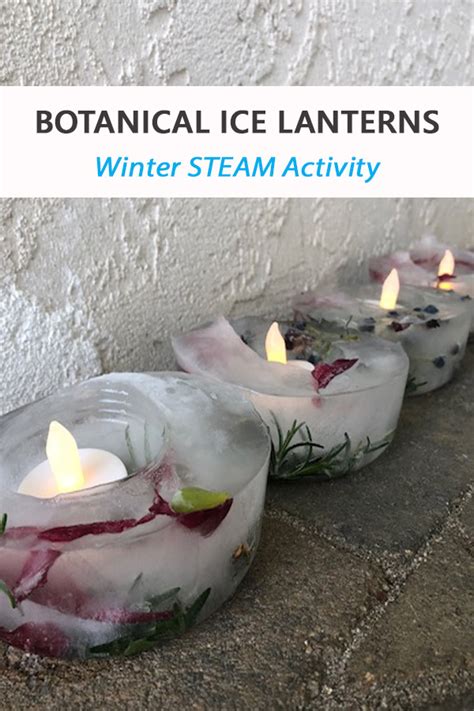 Ice Lanterns Exciting Winter Steam Activity Green Kid Crafts