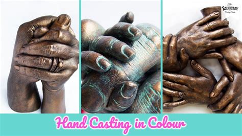 Hand Casting Tutorial How To Add Colour To Hand Casts Youtube