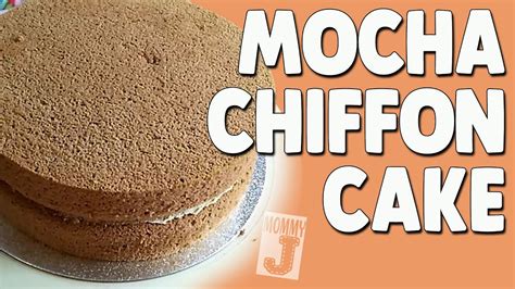 How To Bake Mocha Chiffon Cake YouTube