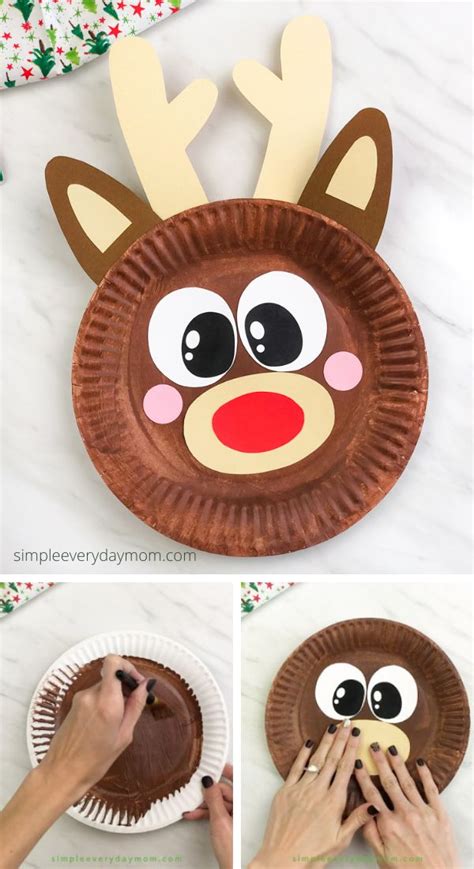 Make This Paper Plate Reindeer Craft With The Kids This Christmas