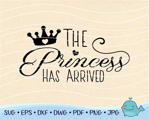 The Princess Has Arrived SVG Cut File / Car Decal SVG / | Etsy
