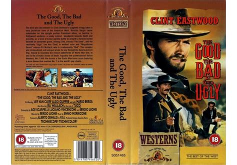 The Good The Bad And The Ugly 1966 On Mgmua United Kingdom Vhs Videotape