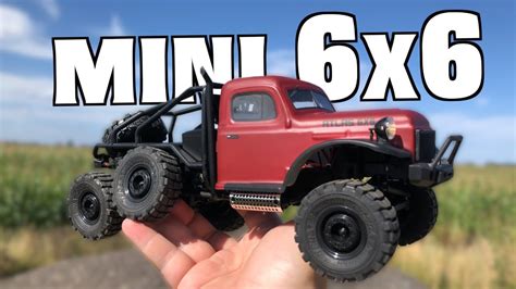 The Only 6x6 Mini Rc Crawler You Can Buy 118 Scale Fms Atlas 6x6 Rc
