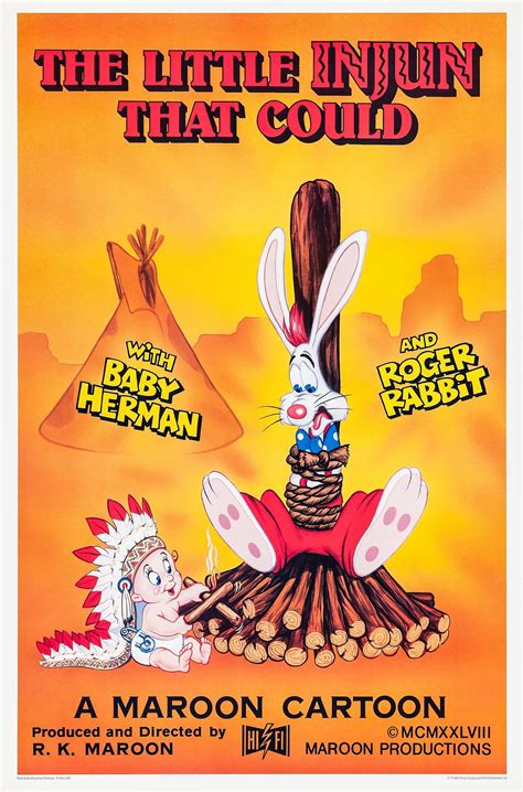Posters Of Roger Rabbits 1940s Maroon Cartoons From Who Framed Roger