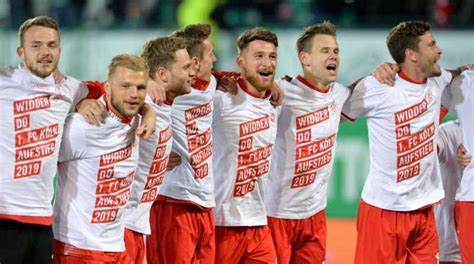 Nachrichten Fürth 1. FC Köln feiert Bundesliga-Rückkehr: «Widder do