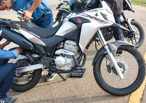 Honda 300cc Adv Motorcycle Spied In India Re Himalayan Rival