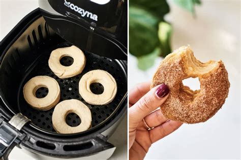 Easy Air Fryer Donuts Recipe With Cinnamon Sugar Kitchn